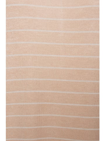 LASCANA Rundhalsshirt in peach gestreift
