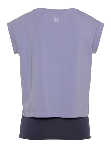 LASCANA ACTIVE 2-in-1-Shirt in blaugrau