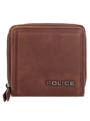 Police PT16-10368 Geldbörse Leder 12 cm in brown
