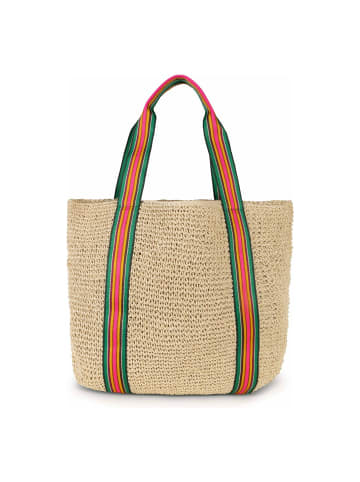 Oilily Straw Shopper Tasche 49 cm in shifting sand