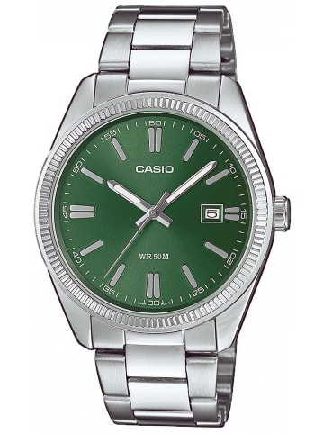 Casio Herren-Armbanduhr Quarz Stahl/Grün
