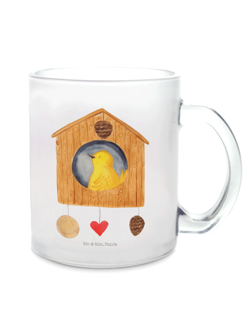 Mr. & Mrs. Panda Kaffeetasse Vogelhaus Home ohne Spruch in Transparent