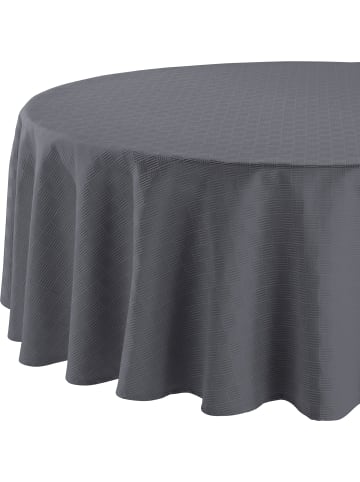 Erwin Müller Jacquard, Baumwollmischung Tischdecke Paderborn in dunkelgrau