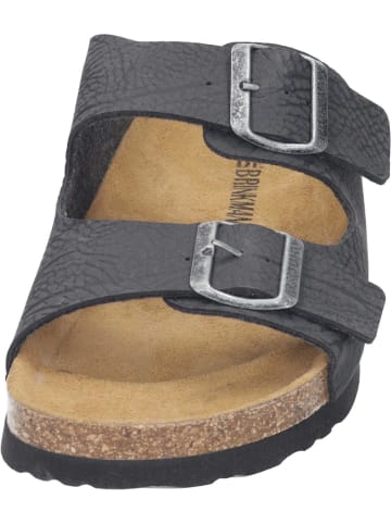 Dr. BRINKMANN Komfort-Pantoletten, Klassische Pantoletten in anthrazit