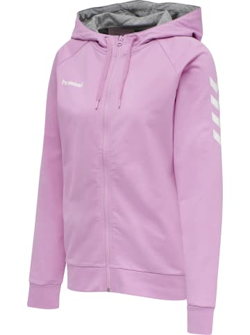 Hummel Reißverschluss Kapuzenpullover Hmlgo Damen in ORCHID