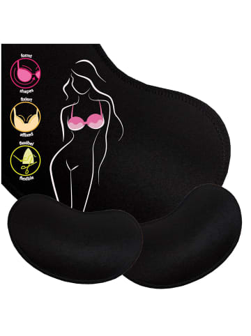 MISS PERFECT BH-Einlage aus Schaumstoff in Push up Mini Schaum Schwarz