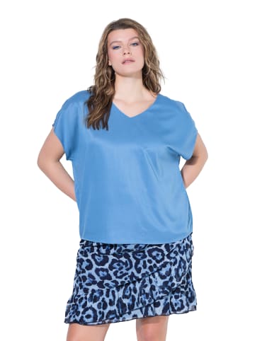 Studio Untold Bluse in alpenblau
