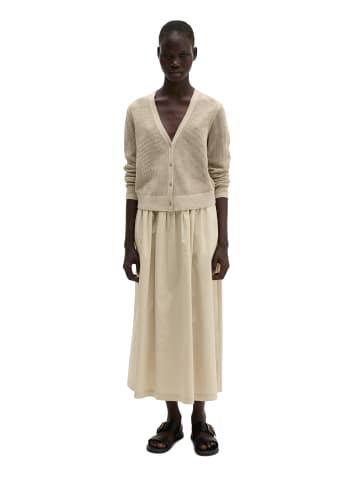 Marc O'Polo Ajour-Cardigan regular in Linen Beige