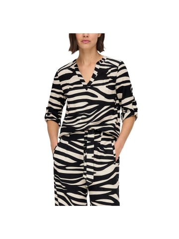 S.OLIVER RED LABEL Langarmbluse in Schwarz