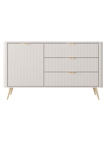 Feldmann-Wohnen Sideboard Lante beige 138 / 38 / 81cm