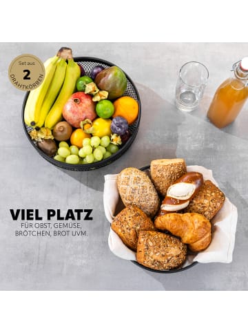 eluno Obstkorb – Brotkorb 2er Set, rund