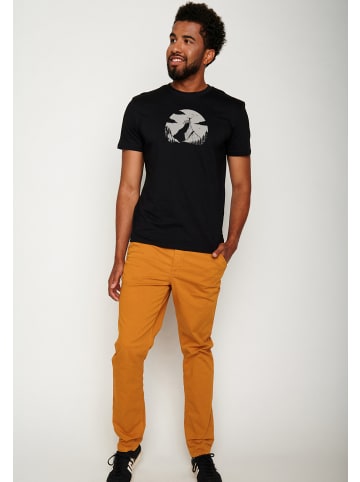 GreenBomb T-Shirt Nature Clouds Ride in Schwarz