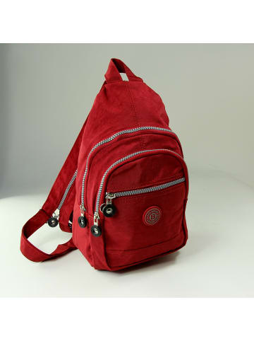 Bag Street Cityrucksack, Freizeitrucksack Nylon rot ca. 21cm breit ca. 35cm hoch