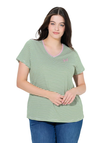 Ulla Popken Shirt in moosgrün