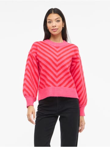 Vila Strickpullover in Pink Yarrow