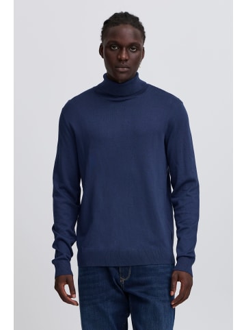 BLEND Strickpullover BHPullover 20717446 klassisches Sweatshirt mit Rollkragen in Blau