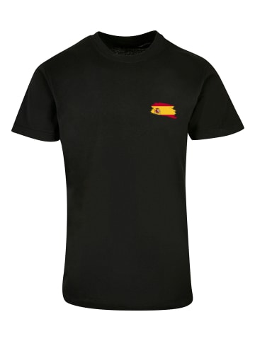 F4NT4STIC T-Shirt Spanien Flagge Spain in schwarz