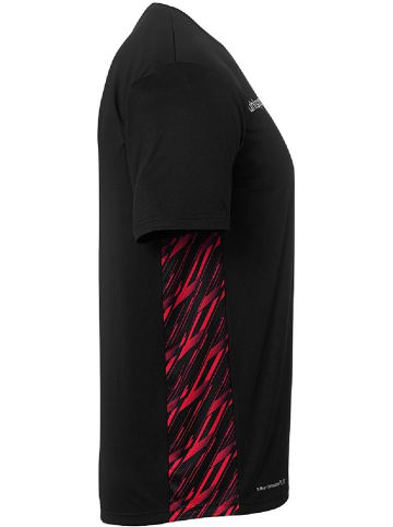 uhlsport  Sportshirt "Progressive 28 Poly Shirt Kurzarm" in Schwarz