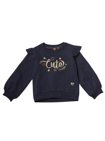 KOROSHI MÄDCHEN SWEATSHIRT in blau