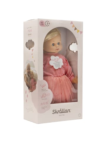 Skrållan Puppe Sprechpuppe in rosa