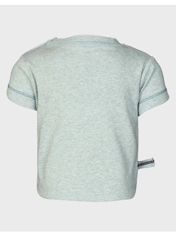 OrganicEra Baby Kurzarm T-Shirt in Aqua Melange