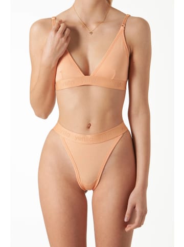 Yenita® "Bambus" Triangel String in Peach