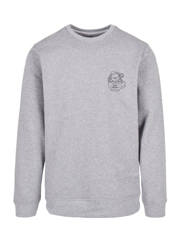 F4NT4STIC Sweatshirt Weihnachtstasse in grau meliert