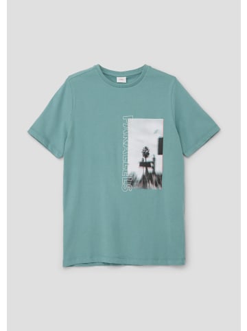 s.Oliver T-Shirt kurzarm in Petrol