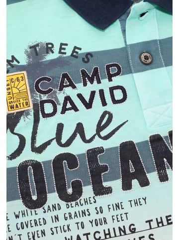 CAMP DAVID  Poloshirt 'Beach Life' in mehrfarbig
