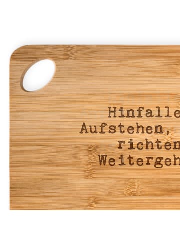Mr. & Mrs. Panda Schneidebrett Hinfallen, Aufstehen, Krone richt... in Braun