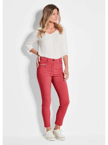 GOLDNER Lange Schlupfhose BELLA in rot