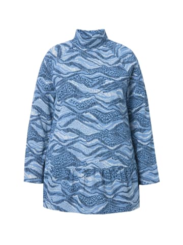 Ulla Popken Longshirt in jeansblau