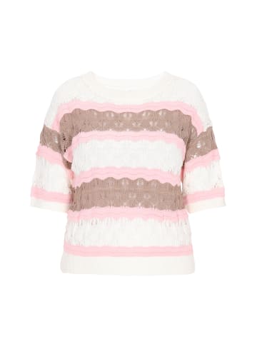 gaya Women Sweater in brown stripe