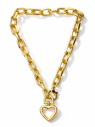 collezione alessandro Kurze Kette " Karabiner " in gold