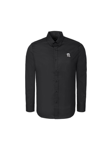 Karl Lagerfeld Langarmhemd 605912 in schwarz