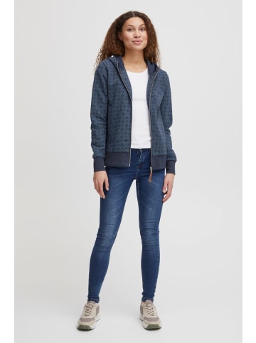 Oxmo Kapuzensweatjacke in blau