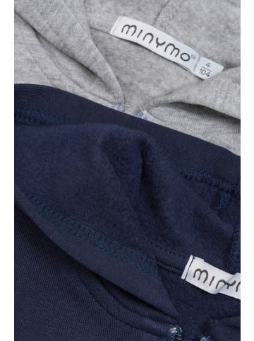 Minymo Kapuzensweatjacke MISweat in Grau