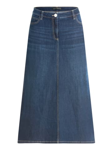 Betty Barclay Jeansrock mit Waschung in Dark Blue Denim