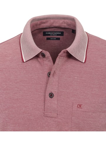 CASAMODA Polo-Shirt uni in Rot