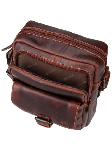 Greenburry Anderes Rugged Shoulderbag M in Teak Brown