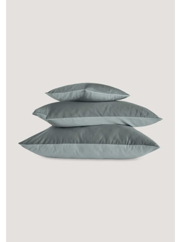 Hessnatur Satin Wende-Kissenbezug in tiefseegrün