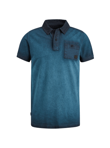 PME Legend Poloshirt COLD DYE PIQUE in Blau