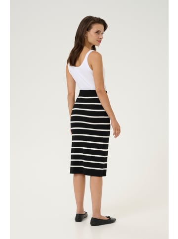 Kaffe Rock KAlizza Regular fit in Black/Chalk Stripe