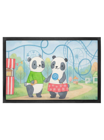 Mr. & Mrs. Panda Schmutzfänger Pandas Freizeitpark besuchen Desi... in Weiß