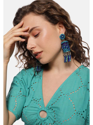 IZIA Damen Ohrringe in Blau Mehrfarbig