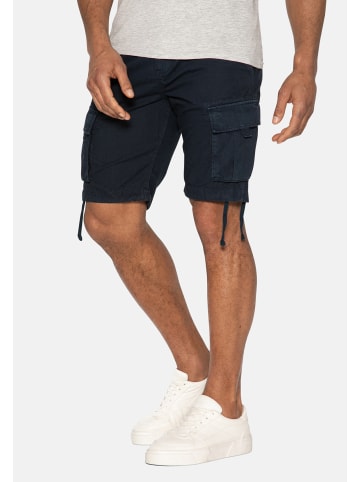 Threadbare Cargoshorts THBManchester in blau-schwarz