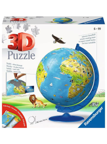 Ravensburger Konstruktionsspiel Puzzle 180 Teile Kinderglobus in deutscher Sprache 6-99 Jahre in bunt