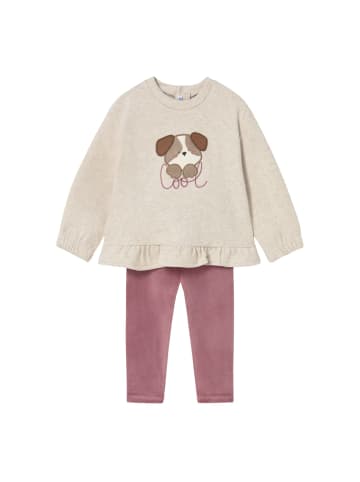 Mayoral Set Sweatshirt & Leggings in rosé