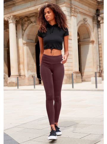 LASCANA Leggings in weinrot