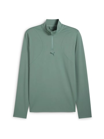 Puma Bodywear M CLOUDSPUN 1/4 ZIP in Grün2087